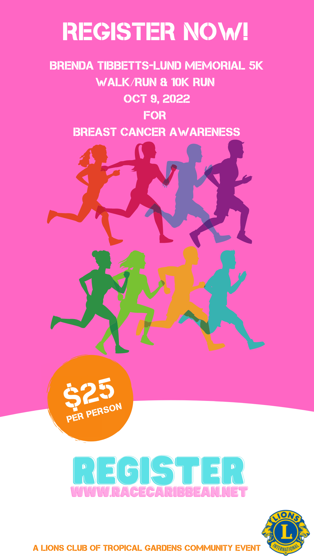 breast cancer awareness walk run