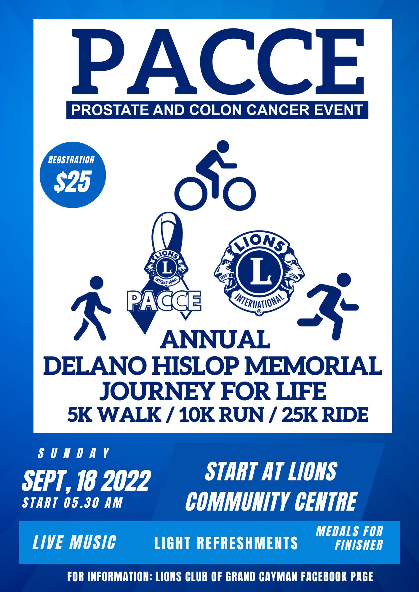 prostate and colon cancer event
